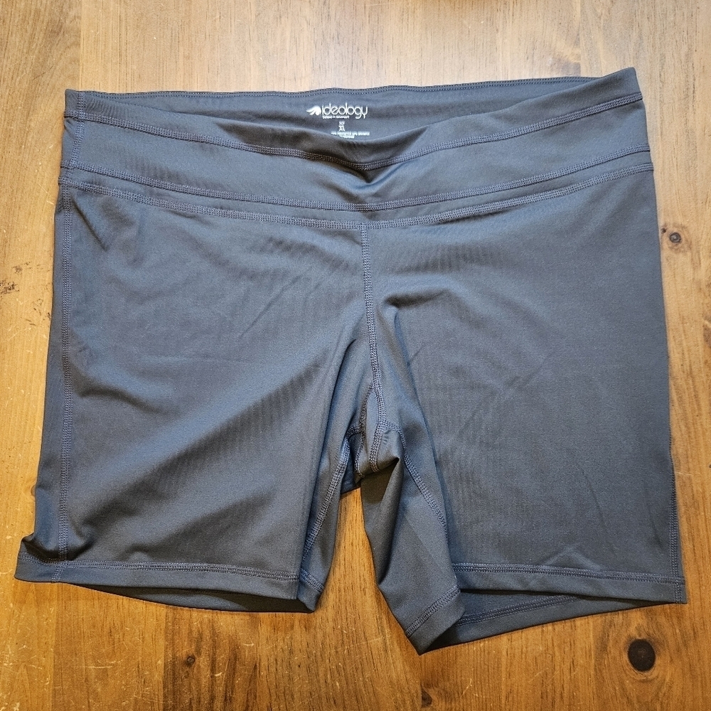 Ideology Women's Bike Shorts Gray Size XL